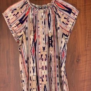 Tucker Silk Classic Cap Sleeve Blouse